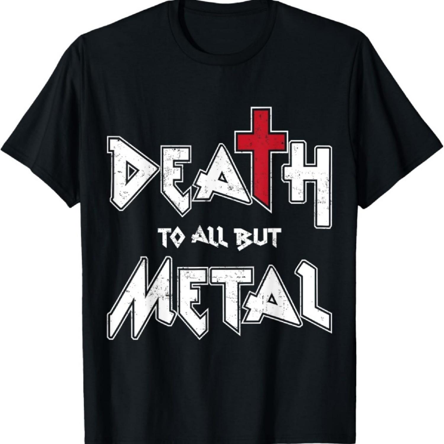 Смерть всем, кроме металла, рокерская футболка S