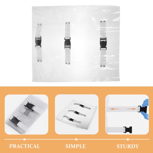 NOLITOY Dental Chair Foot Cover Pads, 4-Piece Plastic Washable Clinic Unit Dental Chair Toe Cover Sleeves