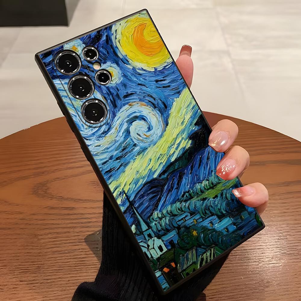 

Van Gogh Oil Painting Phone Case For S23 Samsung S24 Ultra S22 S20 Fe S21 Plus Galaxy A54 A34 A24 A53 M54 Note 20 Cover Samsung s22plus