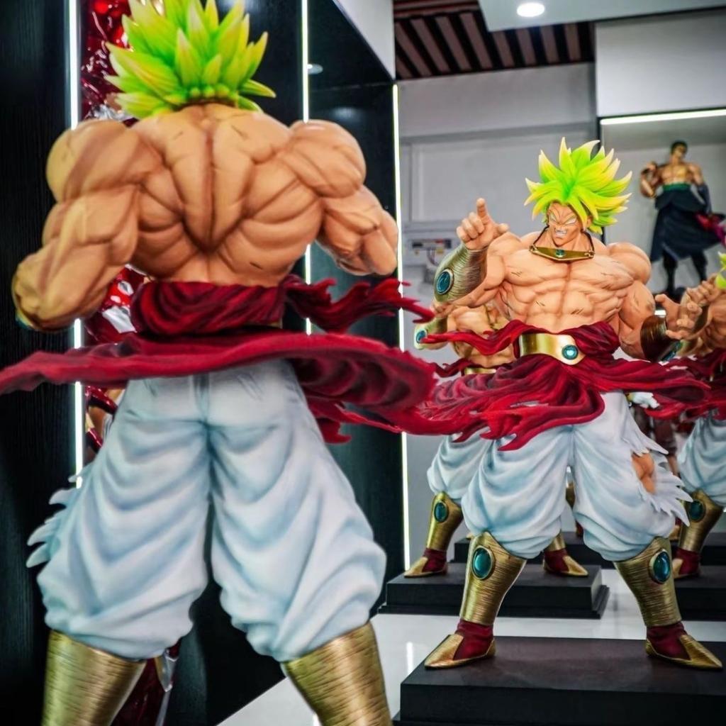 Dragon Ball Z Anime Broly Figure Ssj3 Broly Super Saiyan PVC Action Figures 26cm/10.24inch Collection Mode Toys Gifts