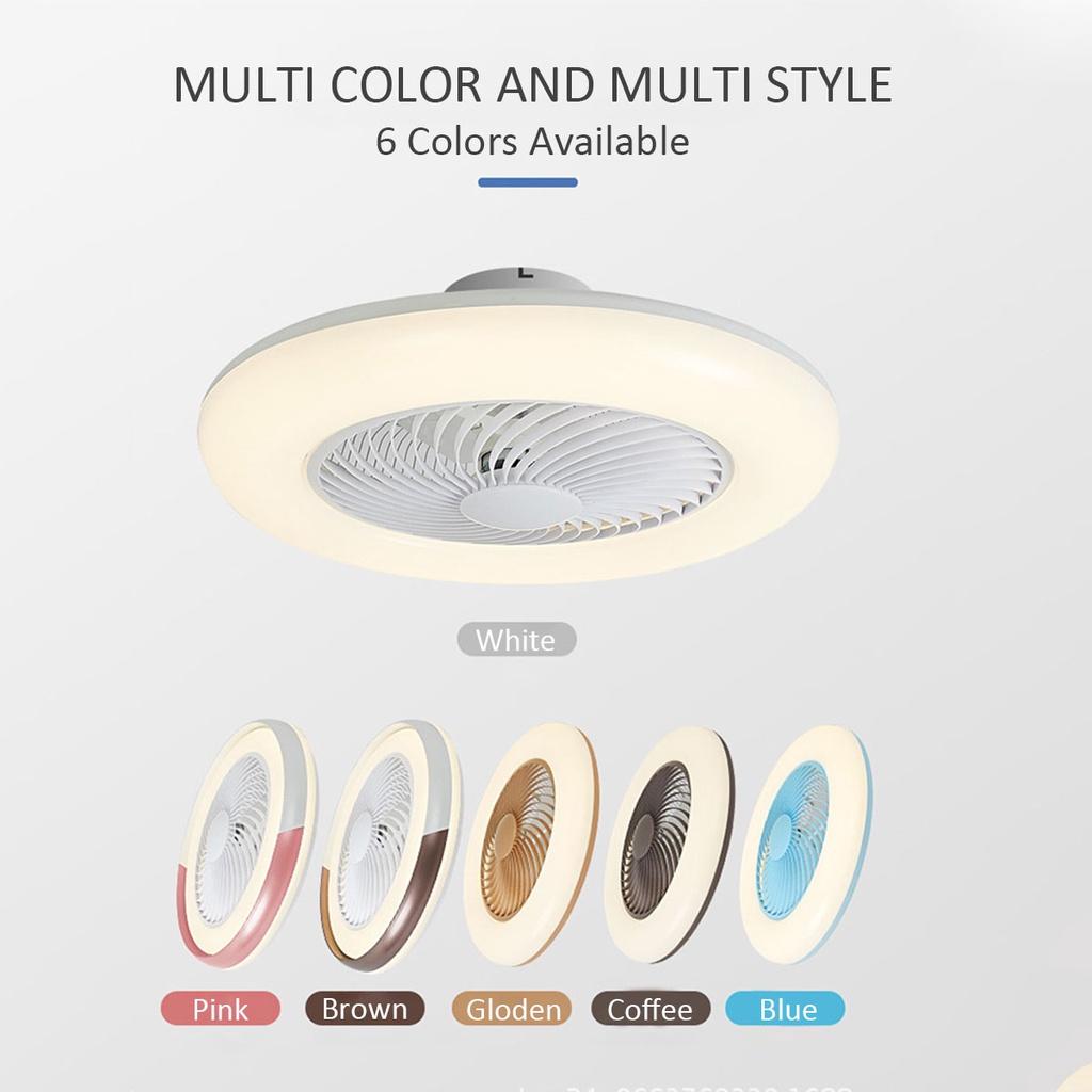 110V/220V LED Light 40W Dimmable Office Home Bedroom Ceiling Fan Light with Remote Control