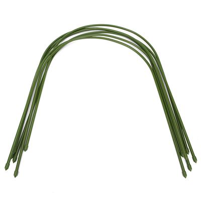 6Pcs Kunststoff Beschichtet Stahl Rohr Gewächshaus Hoop Arch Form Unterstützung Rahmen Gartenarbeit Zubehör