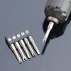 5Pieces Special-shaped Screwdriver Set 50mm U-shaped Y-Type Triangle Inner Cross Three-points Screwdriver Bit Tool