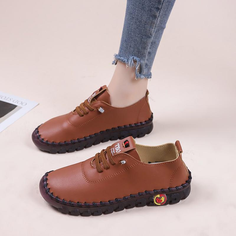 2024 Dámské ploché boty Nové ortopedické mokasíny Dámské mokasíny Prošívané slip-on balerínky pro ženy Obuv pro zdravotní sestry