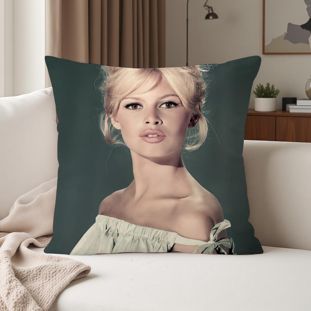 B-Brigitte B-Bardot-S Pillow Case Suitable For Bedrooms Living Rooms Cars Home Decoration