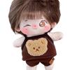 Toy Accessories 20cm Cotton Doll Clothes Suit Plush Toy Clothes Cotton Doll Dress  Kids Girls Toys