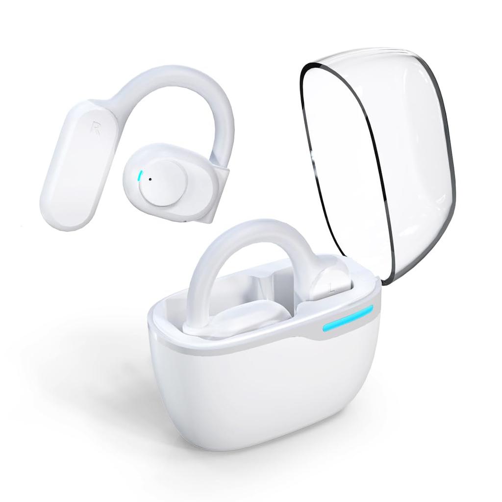 OWS Air Conduction Fully Open Design for Conduction Bluetooth Sound Noise Comfortable Clear Automatic Web Outdoor Japanese Voice Fast Compatible with