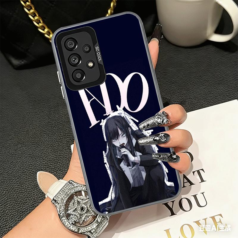 Ado Cartoon K-Kyogen X Uta Soft Phone Case for Samsung A17 A16 A15 A14 A13 A57 A56 A55 A54 A53 A37 A36 A35 A34 A33 A26 A25 A24 A