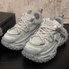 Casual sports shoes autumn and winter new men's shoes platform dad shoes