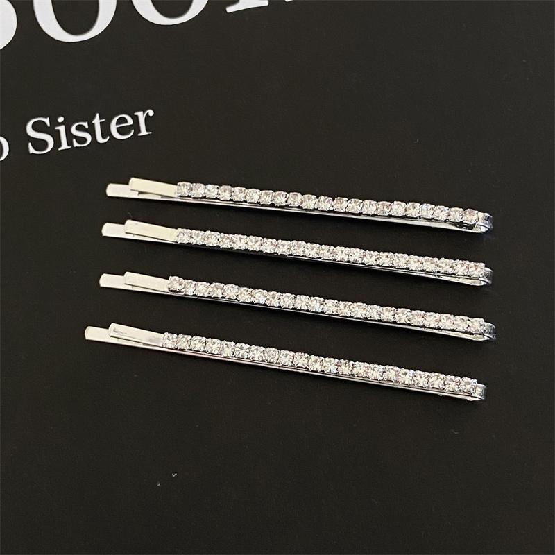 

Набор блестящих хрустальных заколок для волос, заколки-невидимки со стразами в виде цветов, милые элегантные заколки-невидимки, шпильки, женские аксессуары для волос