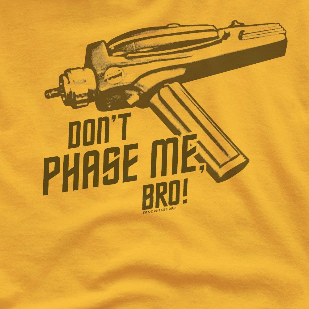 Star Trek Mens DonÂ´t Phase Me Bro T-Shirt