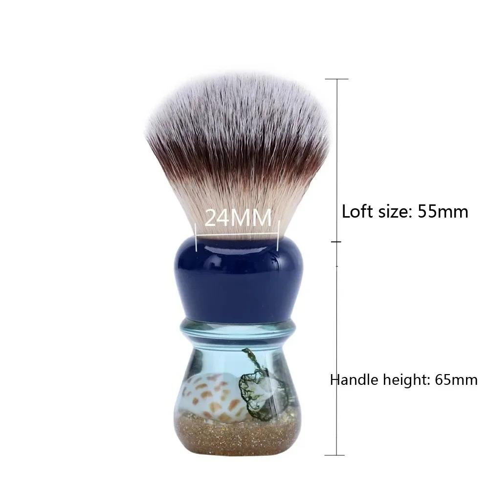 YAQI Atlantis 24mm Synthetic Hair Mens Shaving Brush