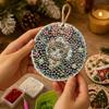 6 Pack Christmas Wooden Ornaments for Holiday DIY