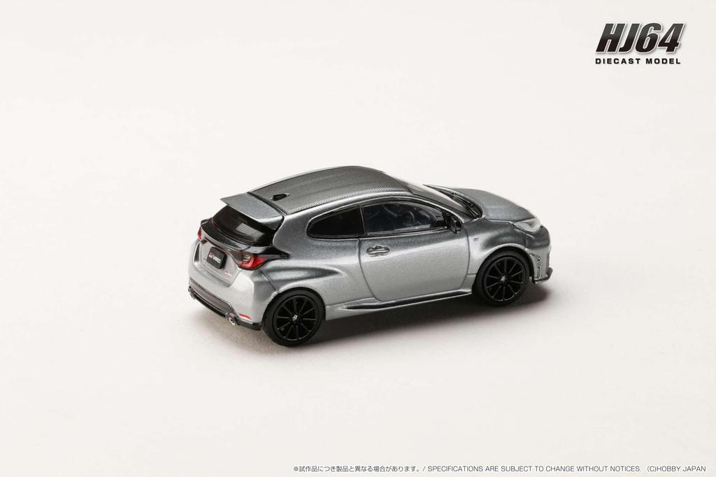 Hobby Japan HJ64 Toyota GR Yaris RZ High Performance 2024 Precious Metal Finished Model Kit HJ641087GM 1/64