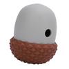 Dog Food Dispensing Ball Toy Acorn Shaped Interactive Slow Feeding Reduce Picky Eating Silicone Dog Feeder Dispensing