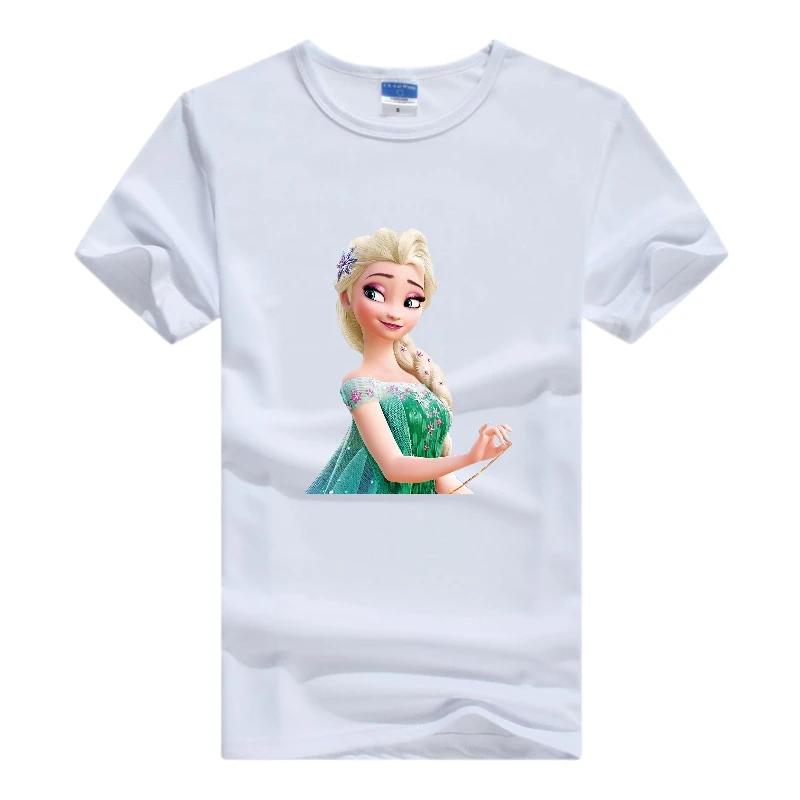 Casual Frozen Anna Aisha Princess Ladies Tops Disney Cartoon Tshirt Women T Shirts Clothing Short Sleeve Oversized Girl Blouses