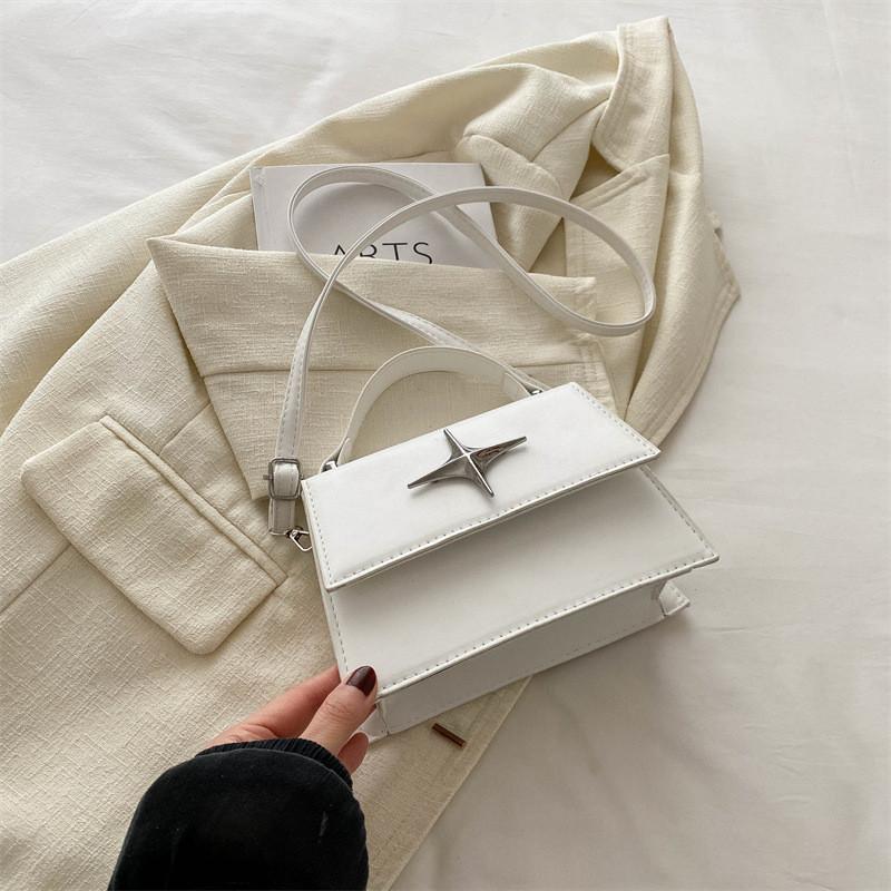 Chic Street Style Small Crossbody Bag For Women Trendy 2024 Pu Leather Handbag