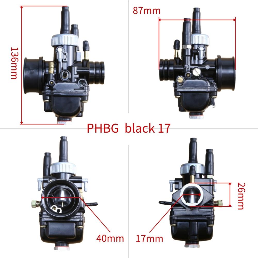 Motorcycle Carburetor For Dellorto Phbg 17mm 19mm 21mm JOG50 JOG90 BWS100 50cc To 100cc Racing Motorbike Scooter Universal Carb