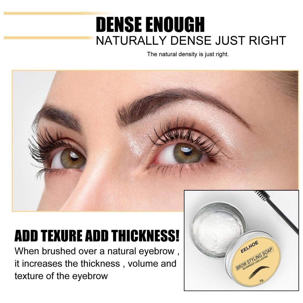 EELHOE Eyebrow Styling Gel Spread Charm 3d Sculpting Long Lasting Waterproof Natural Look Perfect Refreshing Hold Ointment 50g