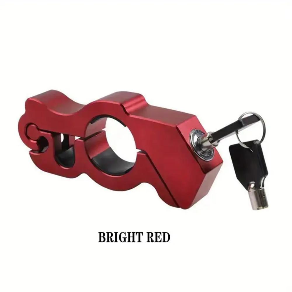 Motorcycle Grip Lock Security Safety Handlebar Handset Locking Fit Scooter ATV Dirt Street Bikes Anti Theft