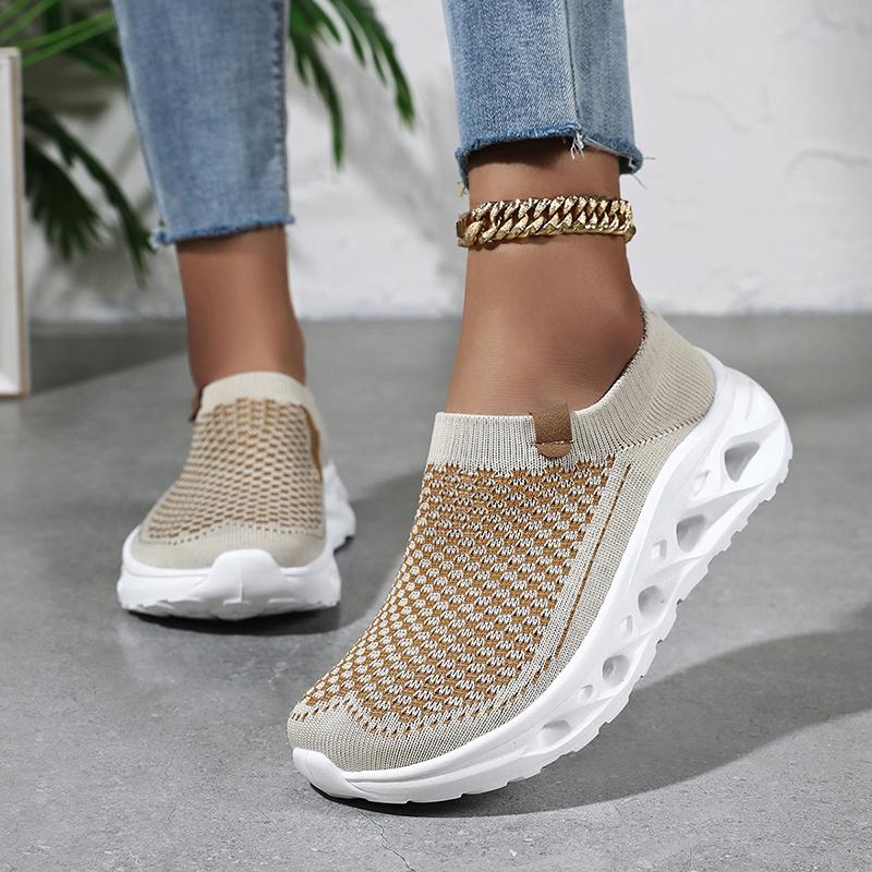 TUTUINANLE Women's Spring Casual Sneakers: Stylish Mesh Design, Chunky Sole, Lightweight and Comfortable Casual Shoes