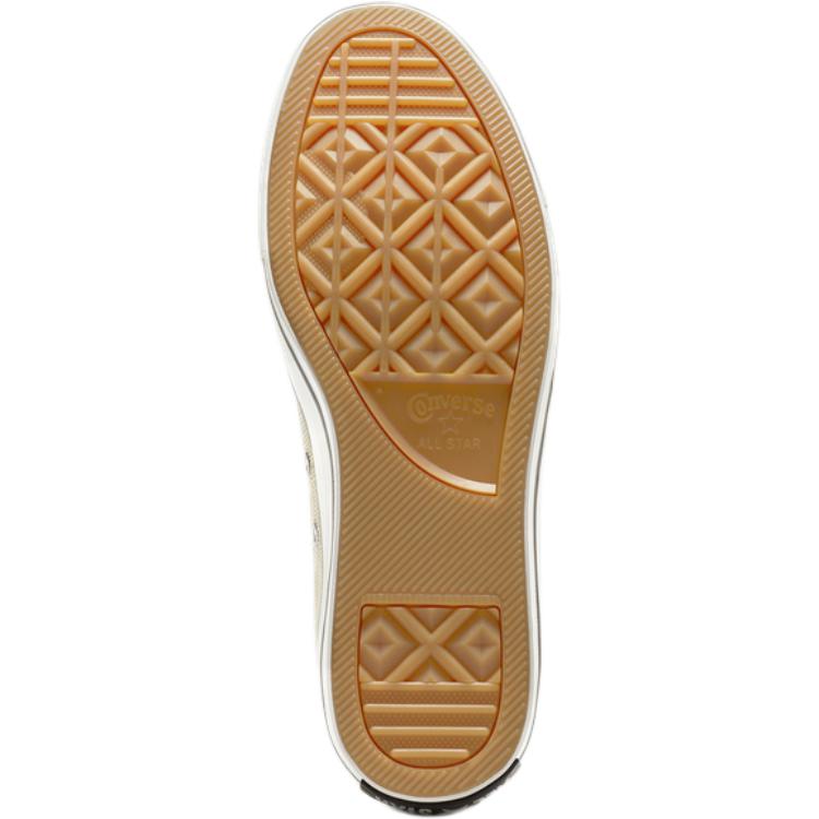 Converse All Star Wide Comfortable Versatile Durable Breathable High-Top Canvas Shoes Unisex Sneakers Brown A14251C