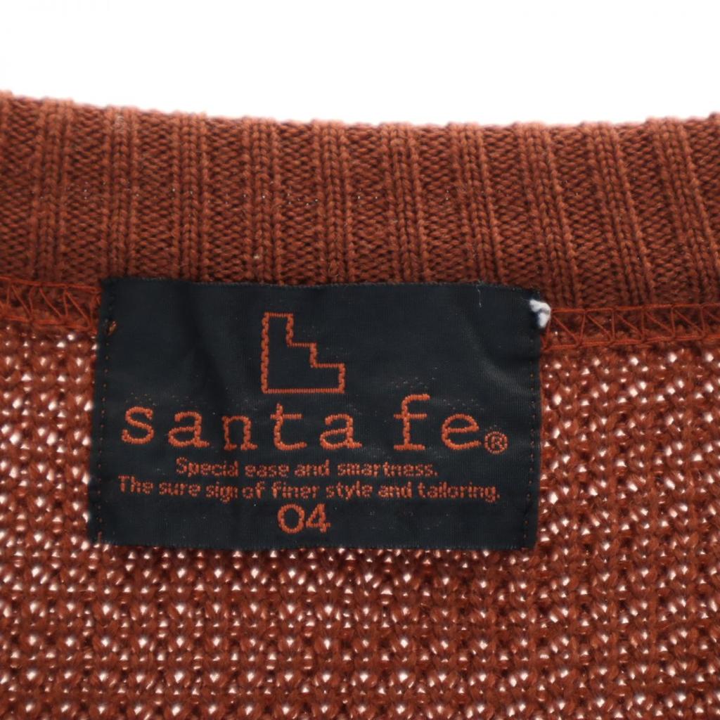 santa fe Long sleeve wool sweater 0 4 Brown knit Men's Used