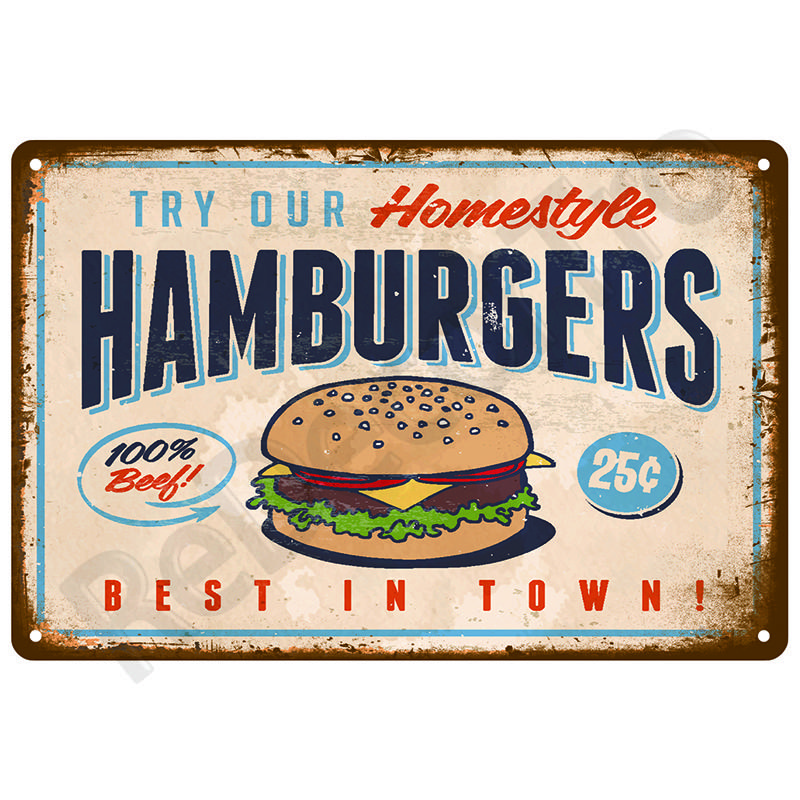 Art Mural Rétro Plaque en Étain Intérieur Extérieur Esthétique Pièce Vintage Articles Décoration Maison Décoration Luxe Métal Plaque Affiche Plaques Bar