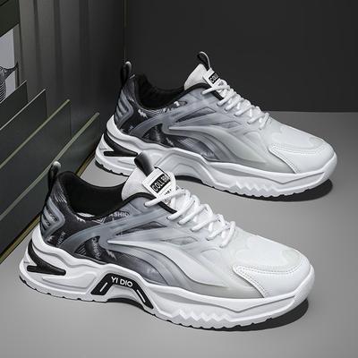 Men's Shoes Summer New Breathable Casual Sports Youth Trend Youth Versatile Thick-soled Non-slip Versatile Trendy Shoes