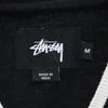 STUSSY Logo embroidery Long sleeve sweat trainer M black Men's Used