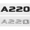 ABS Car Letter Rear Stickers Trunk Badge Emblem Decal for Mercedes Benz A63 A200 A220 A250 A260 A Class W168 W169 W176 AN1