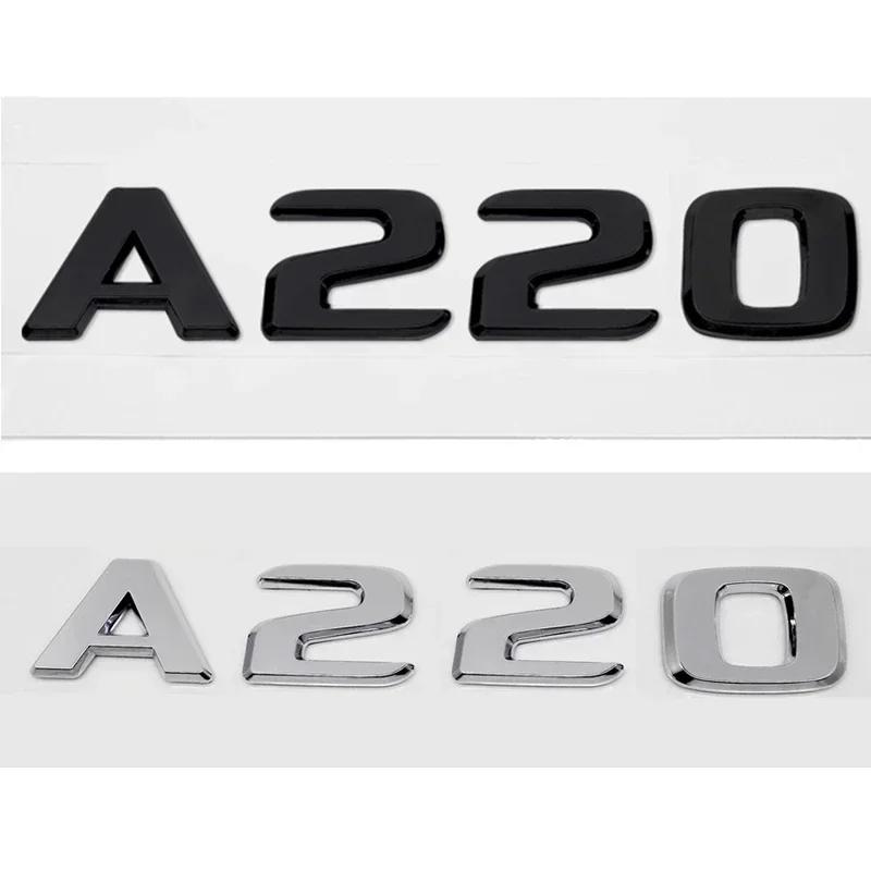 ABS Car Letter Rear Stickers Trunk Badge Emblem Decal for Mercedes Benz A63 A200 A220 A250 A260 A Class W168 W169 W176 AN1
