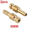 6mm Gas- & Wasseradapter Schnellverbinder Ersatz für WIG-Schweißbrenner