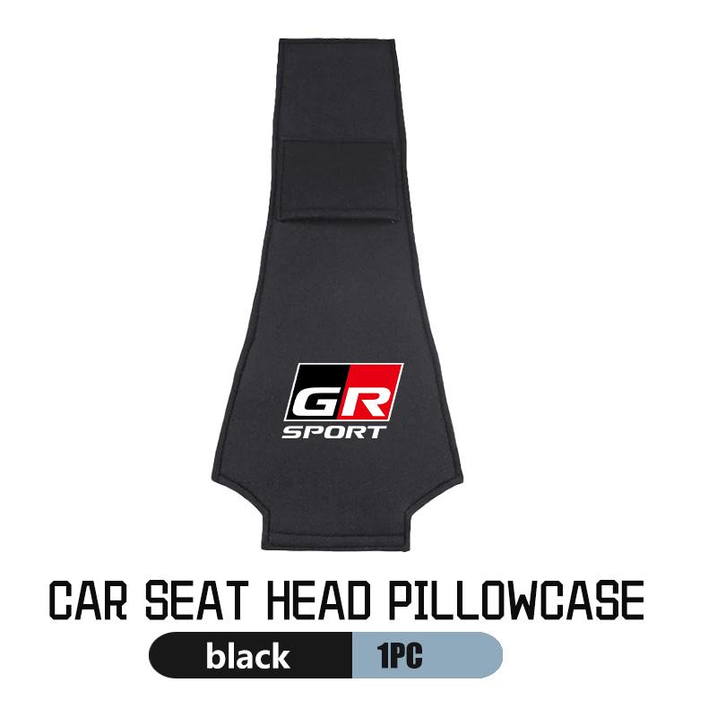 

Car Headrest Cover Seat Head Pillow Neck Headrest Cover For Toyota GR Sport Yaris Chr Auris Rav4 Prius Prado Avensis Verso
