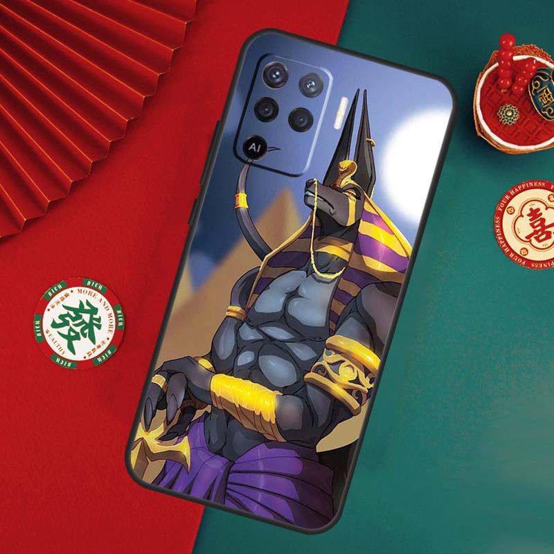 Egypt Nefertiti Anubis Ankh Case For Oppo A80 A40 A60 A6 A5 Pro A15 A16 A17 A57 A94 A74 A54 A76 A96 A18 A38 A58 A78 A98