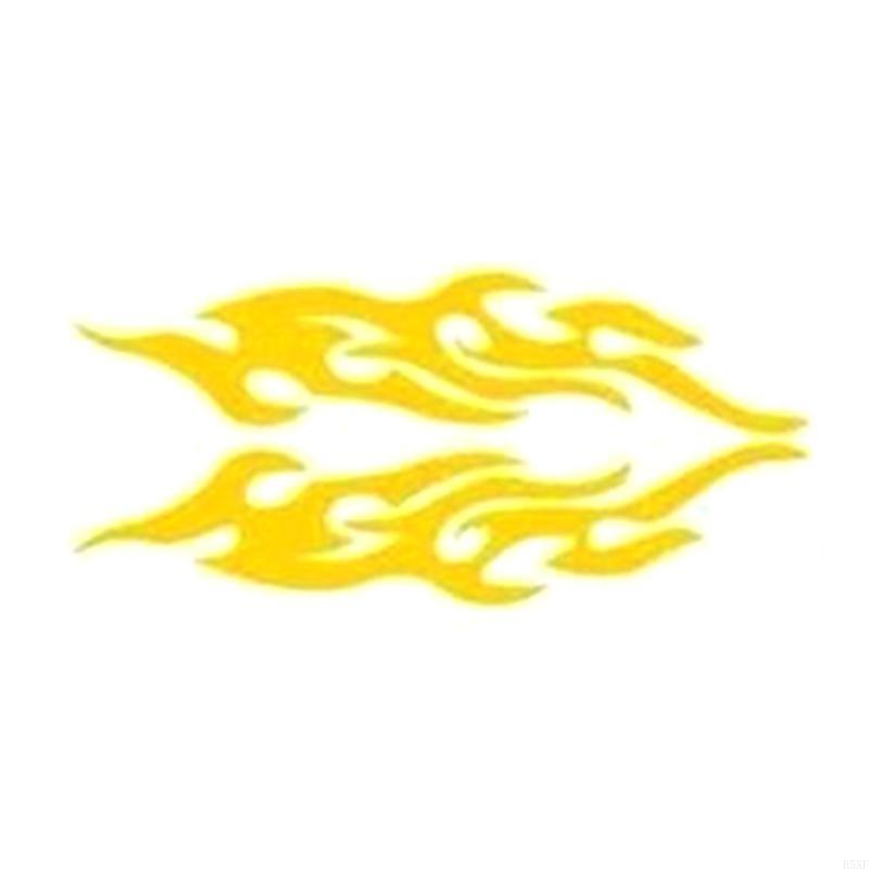 2025 New High Visibility Flame Reflective Car Scratch Cover Stickers Decals Easy to Apply