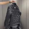 Autumn Men's Diamond-shaped Cotton Jacket Winter Fashion Cotton Jacket Coat 2025