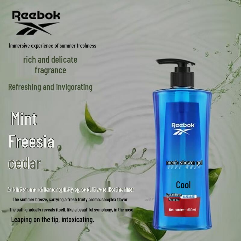 

Reebok Men s Ice Cool Shower Gel 600ml