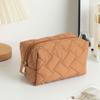 Bolsa de Viaje Cosmética Portátil para Cuidado de la Piel y Artículos de Tocador Simple Gran Capacidad Bolsa de Almacenamiento Suave
