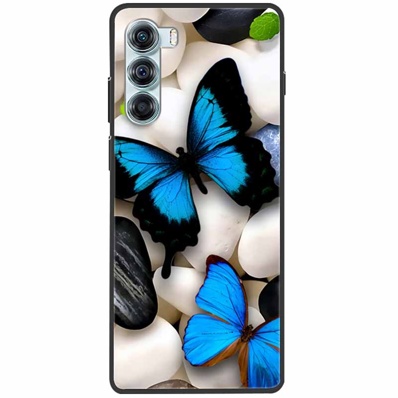 Cool Soft Cover For Moto G200 5G Case G 200 Silicone Black Protective Cases For Motorola Moto G200 5G Cover for MotoG200 Cute