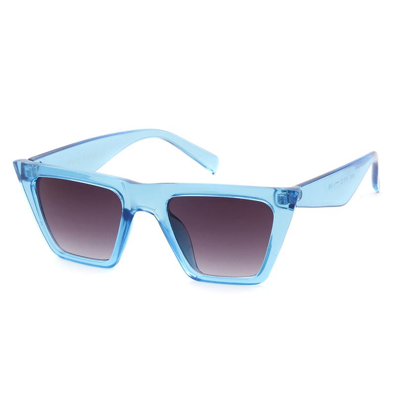 Trendy Style Square Cateye Sunglasses for Women Men Vintage Tortoiseshell Frame Sun Glasses Gradient Shades Female UV400 S6881KN