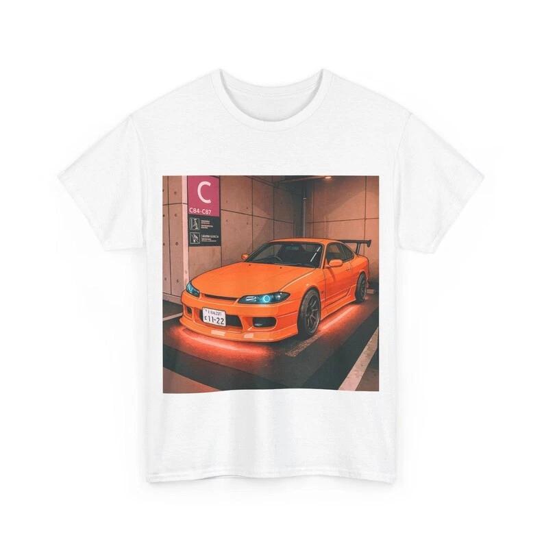 JDM Silvia S14 T-Shirt, Car Enthusiast Graphic Tee Car Love Gift M