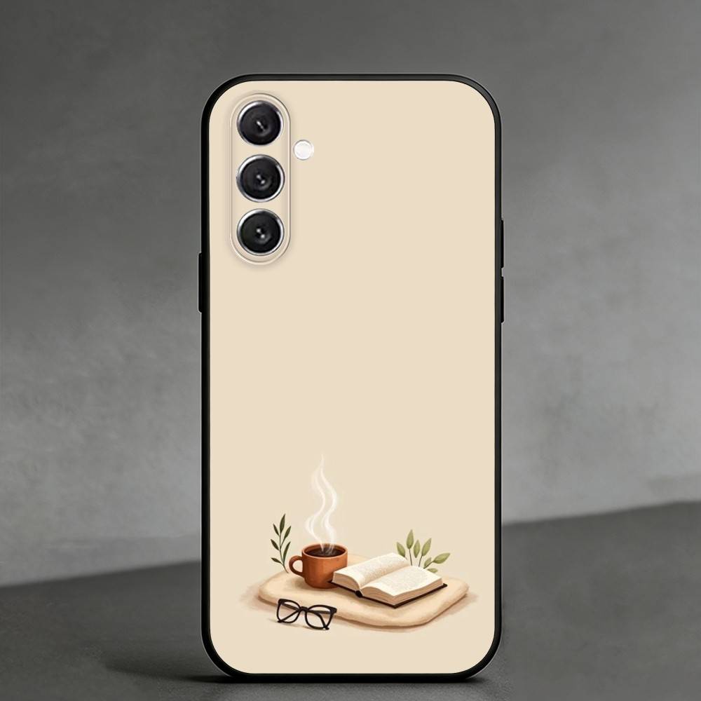 C-coffee Phone Case For Samsung Galaxy A91,80,73,72 ,71,53,52,32 ,31,22,21s,20,Soft Black Case