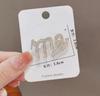 Letter Brooch Corsage Golden Style Suit Cardigan Suit Pin Anti-glare Button Overcoat with Accessories