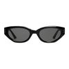 Gentle Monster Rococo 01 Alla Moda Personalità Avanguardia Forma Irregolare Occhiali da Sole Occhiali da Sole Unisex Nero ROCOCO-01