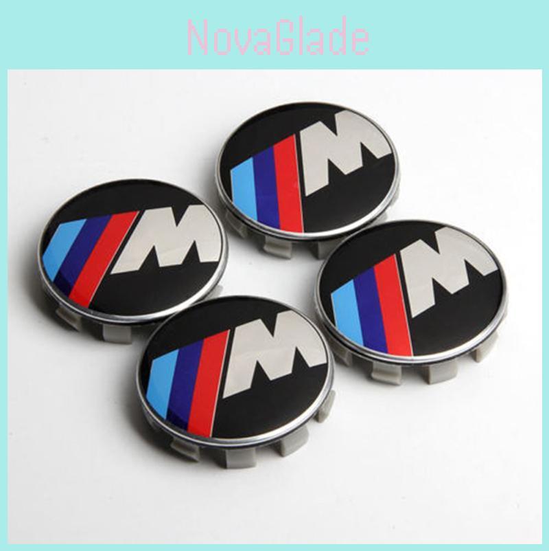 Bmw M Series Wheel Cap Power Logo Black Center Cover Hub Emblem 68mm Top Quality