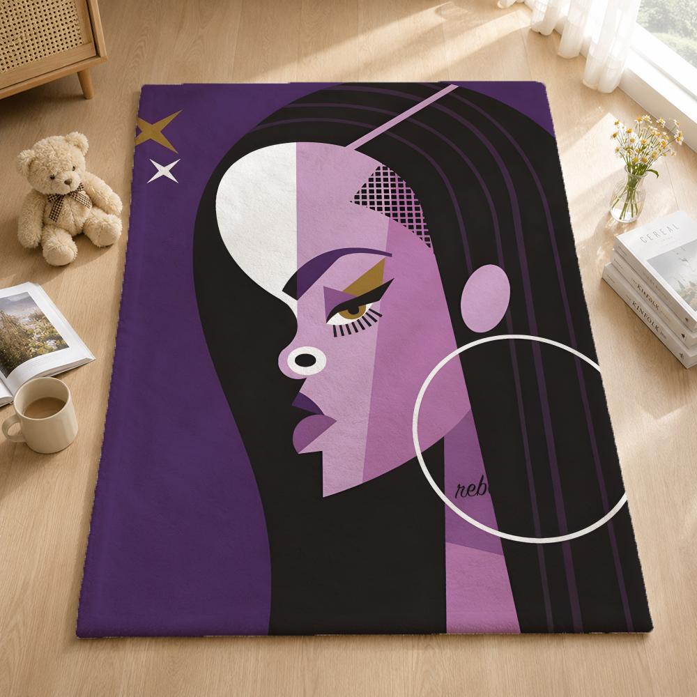 Music R-Rihanna Throw Blankets Soft Warm Flannel Blanket Bedding for Bed Living Room Home Sofa