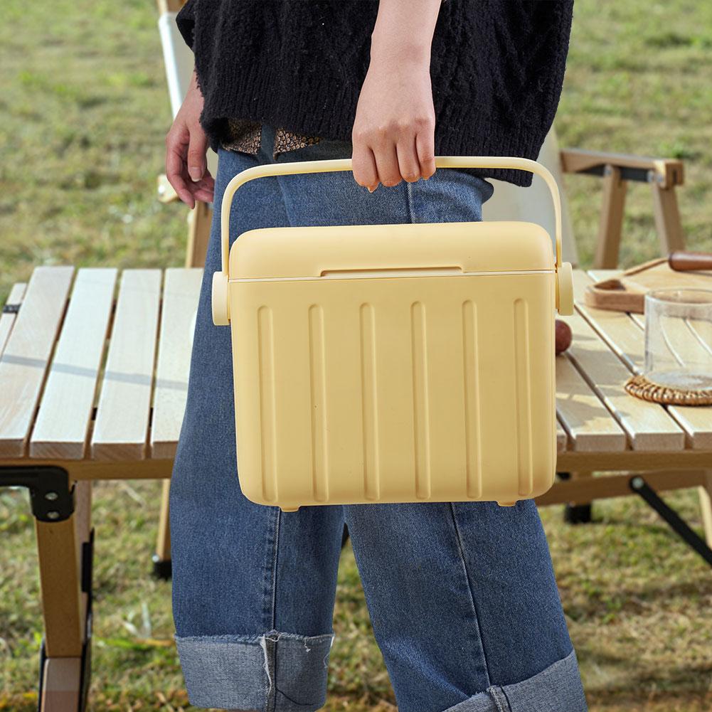 6/5L Cooler Box Portable Thermal Incubator Refrigerator Car Ice Chest Picnic Lunch Box Outdoor BBQ Camping Fishing Ice Case Box