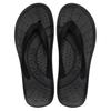 Crocs Round Toe Open Toe Non-Slip Slippers Unisex Black