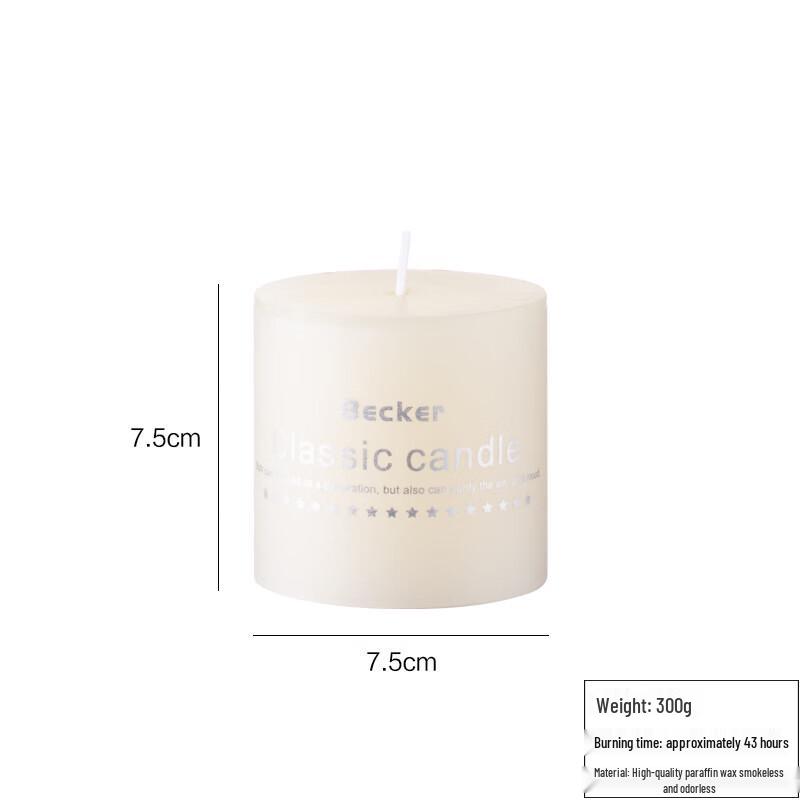 Beiyipin Romantic Smokeless Candle